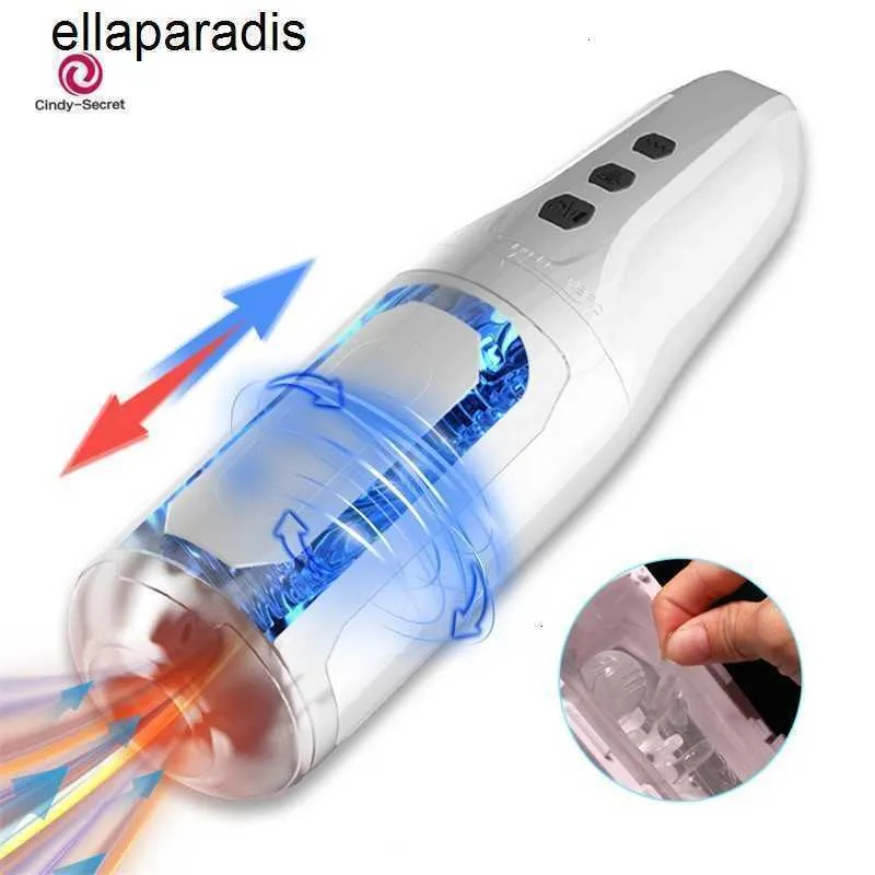 Sex Toys Massager New Knight Voice Automatic Masturbation Cup Powerful Vibrating Space Airbag Sucking Male Blowjob Machine Toy for Men