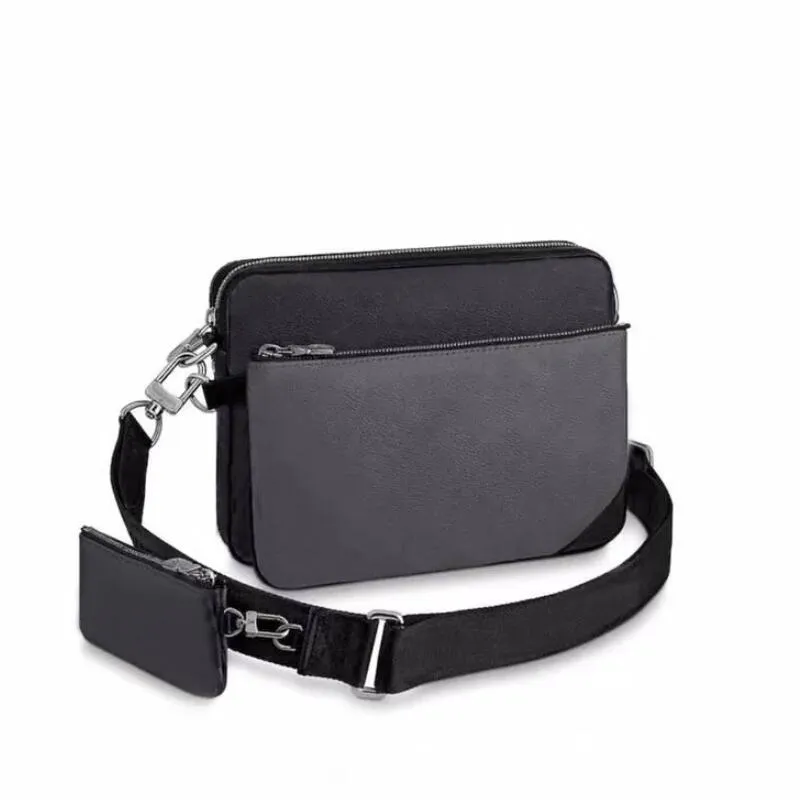 Desinger heren crossbody Luxe herentassen herenschoudertas damesmode Composiet tassen minipakket TRIO boekentassen 3-delige set hoogwaardige lederen messenger bag