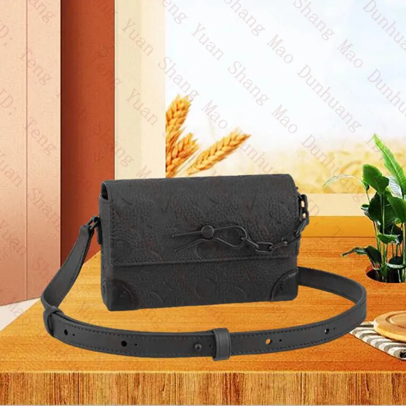 Projektantka parowa mini torba mężczyzn Kobiety Trunk do noszenia portfel Crossbody Bag monogramy Monogramy Taurillon Expossing Skórzowe Łańcuchy torby na ramię M81746 M81783 M81852