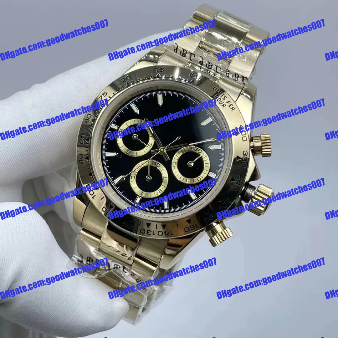 8 colori 126508 Orologi da polso 40 mm 2813 Movimento senza cronoscopio 116508 116509 Orologi da uomo automatici in acciaio inossidabile con vetro zaffiro 126518 Orologi con cinturino in caucciù