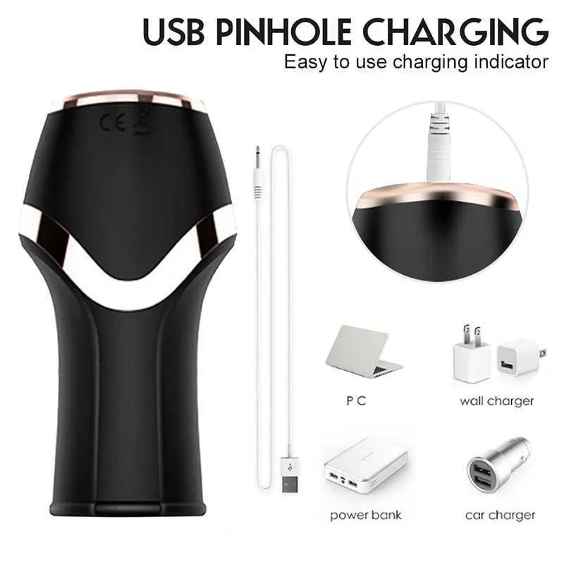 Sex Toy Massager Male Masturbator Vibrator Silicone Masturbation Cup with  USB Charger from Dhgate Other Massage Items - price 26.38