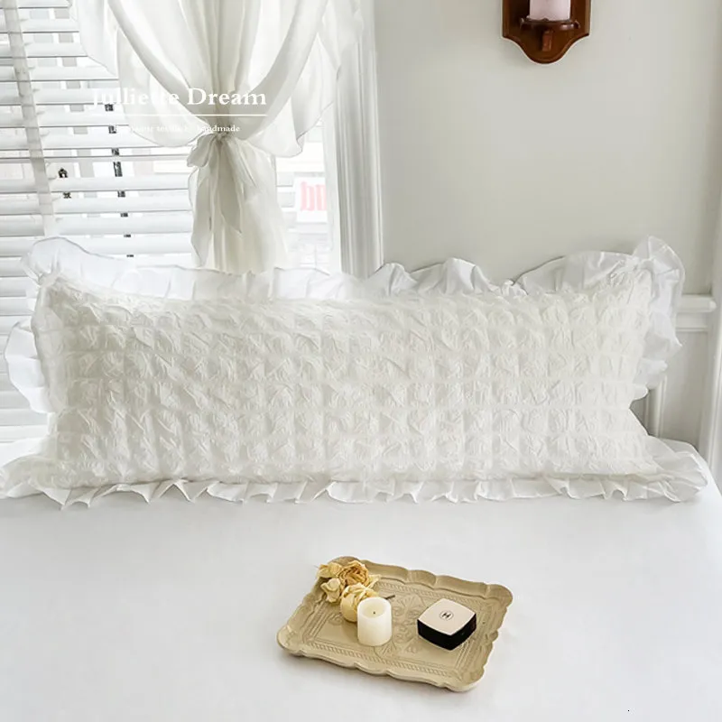 Poduszka etui księżniczka poduszka miękka bawełniana podwójne okładki dekoracyjne długie obudowy Tekstyla poduszka
