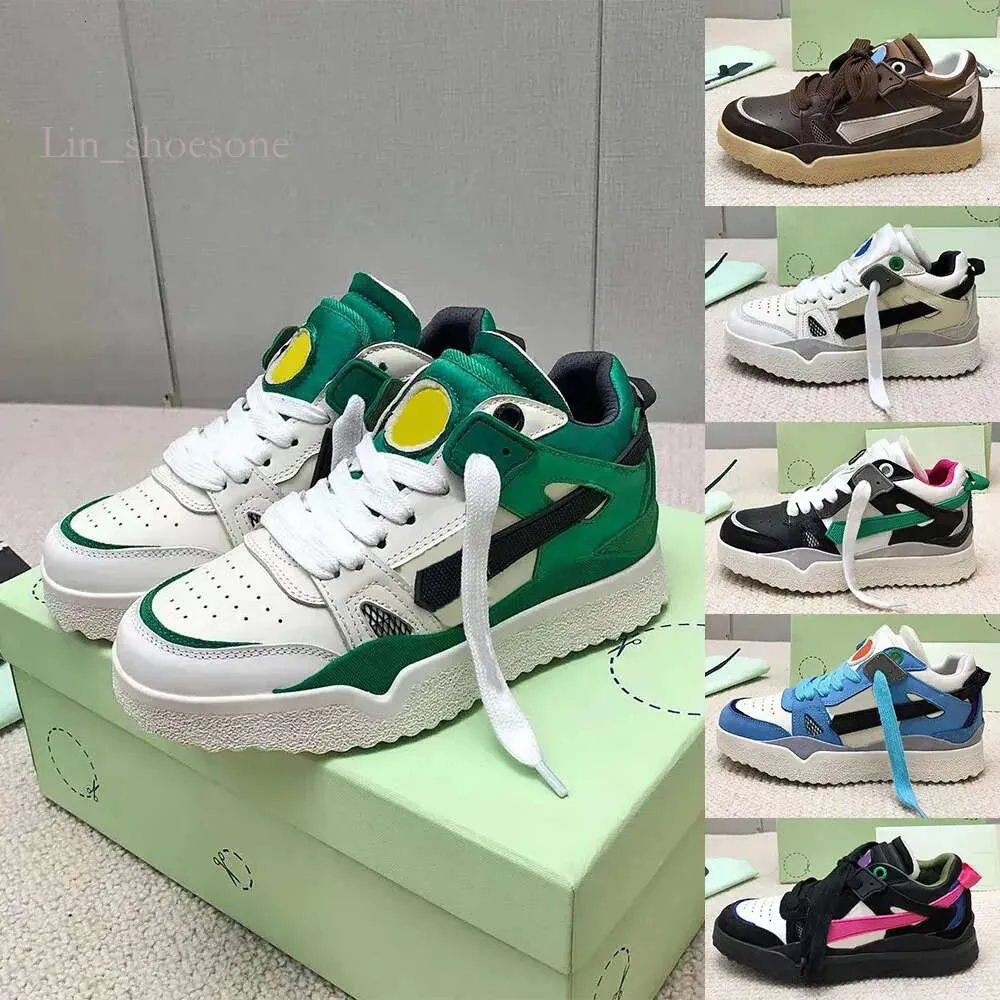 New Mid Top Sponge Odsy 1000 Low Designer Sneakers Virgil Mens Designers Shoes Fashion Off Model White Women Casual Shoes Trainers