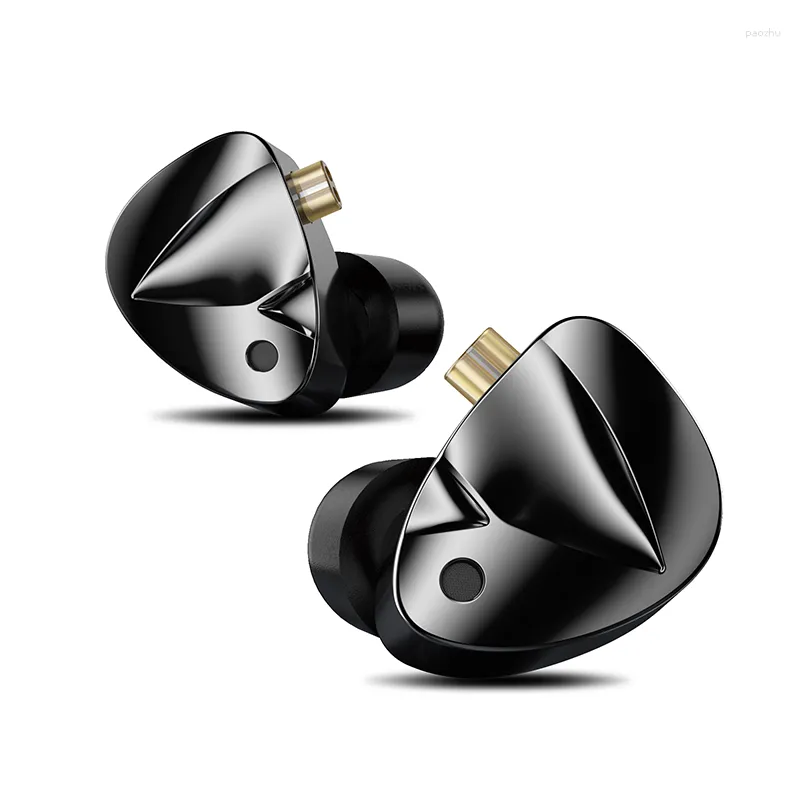 D-Fi Metal Wired Earphones With Switches Tuning In Ear Monitor HiFi Earbuds Headphones Bass Stereo Outdoor Detachable Headset