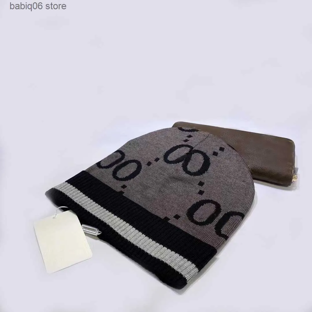 Beanie/Skull Caps Designer knit beanie hat men and women's fashion trend autumn and winter warm matching clothes hot style T230910