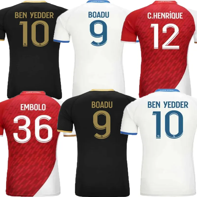 23 24 Maillot as Monaco Футбольные майки Детская форма Foot Training 2023 2024 Футбольная рубашка 2023 2024 Дома на выезде Third Survetement De Foot