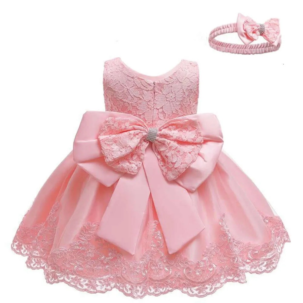 New born Baby Girl Dress Party Dresses for Girls 1 Year Birthday Princess Dress Lace Christening Gown Baby Clothing White Baptism