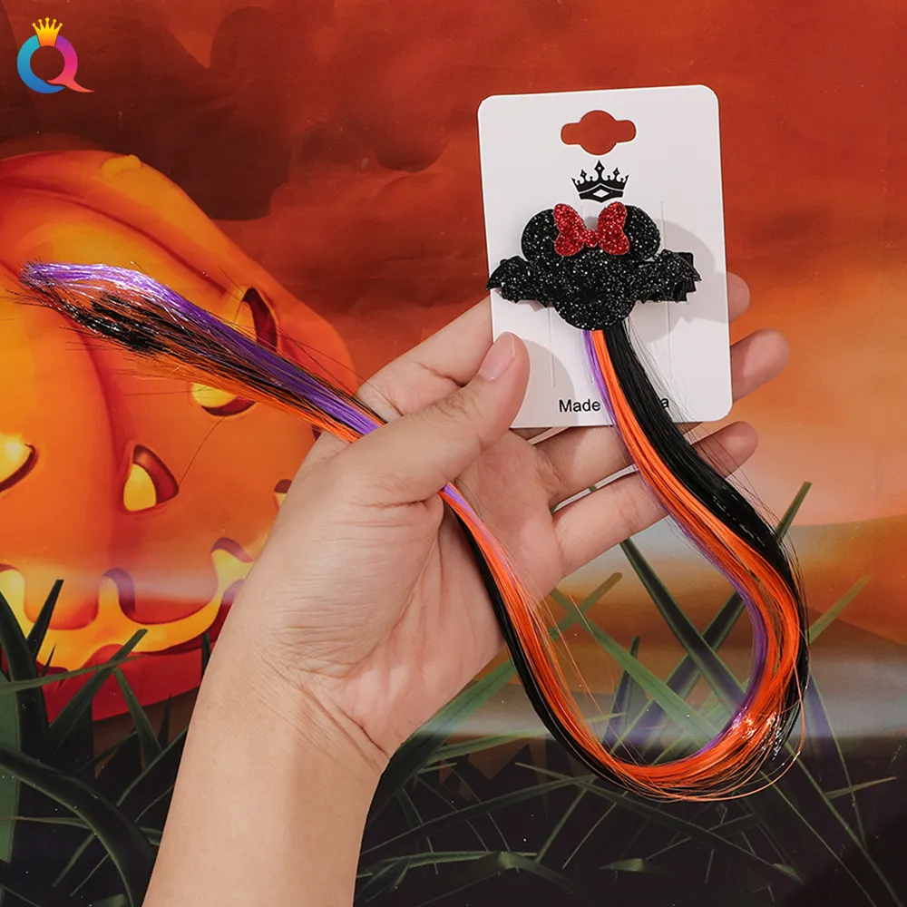Fascia E Fermagli Per Capelli Halloween Con Pipistrello - Accessori Cosplay Per Donne, Rosso - 2