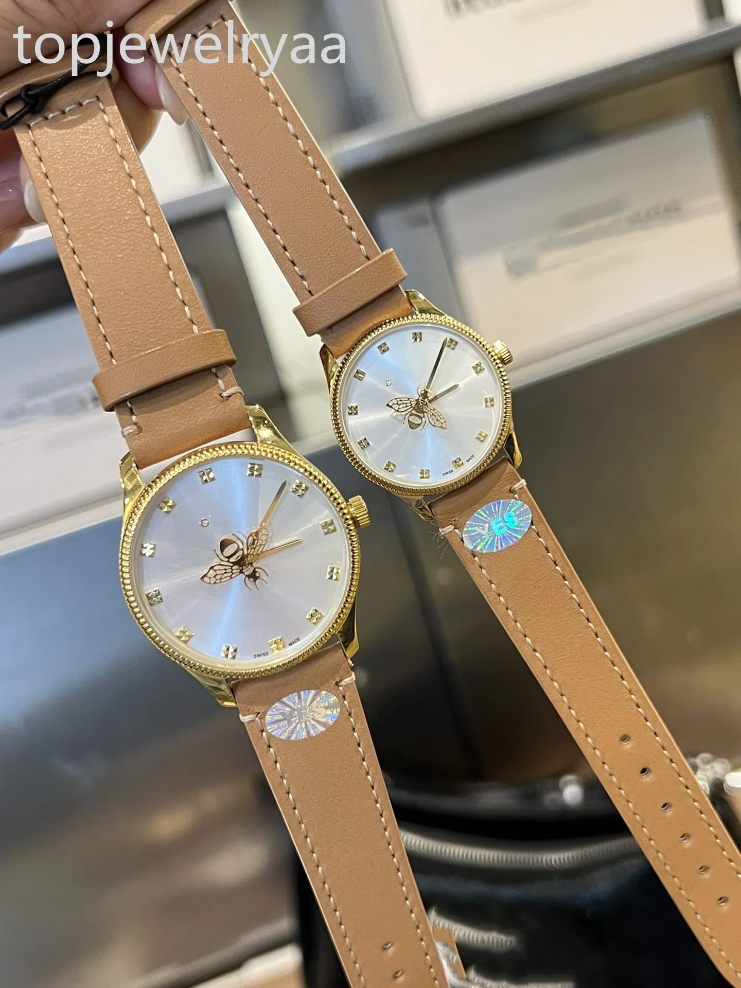 horloge Stijlvol Eenvoudig horloge Roestvrij staal Dames Goud Zilver Horloge met horlogekast Twee maten 29mm36mm Klassiek designhorloge Dames automatisch