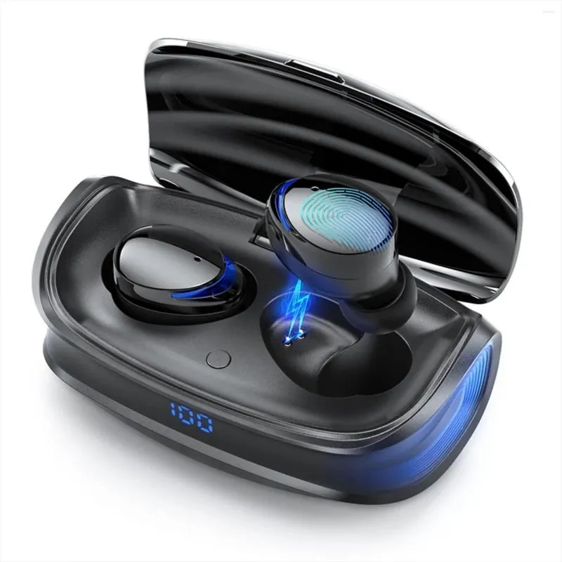 T8MAX trådlösa hörlurar Bluetooth Earbuds Tws Sports True Hörlurar med Microphone Earhook 5.0 Bass