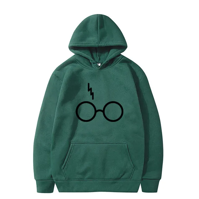 Harrys Potters Sweatshirts Men Women bril Afdrukken Sudadera Hombre Winter Fleece Fashion Trends Harrys Poters Hoodie Hoodie Hoodie 7674