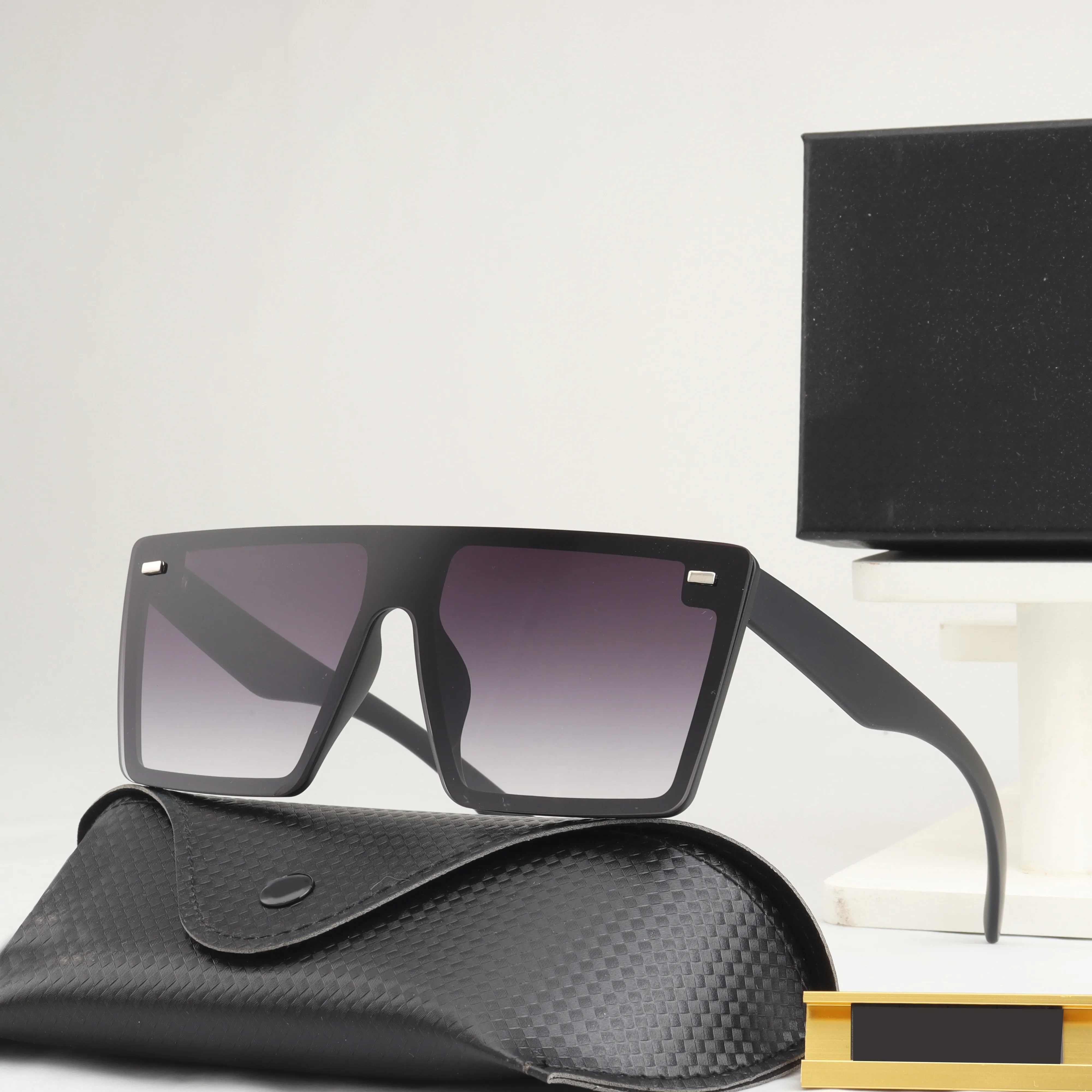 Gafas de sol cuadradas grandes Gafas de sol de rayos Gafas para hombre para mujer Gafas de sol de diseno Marco grande Gafas cuadradas Gafas a prueba