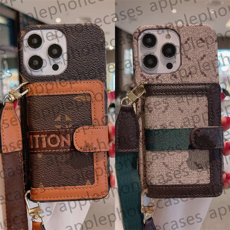 Handbag Phone Case Luxury Card Holder IPhone 15 Pro Max Cases For