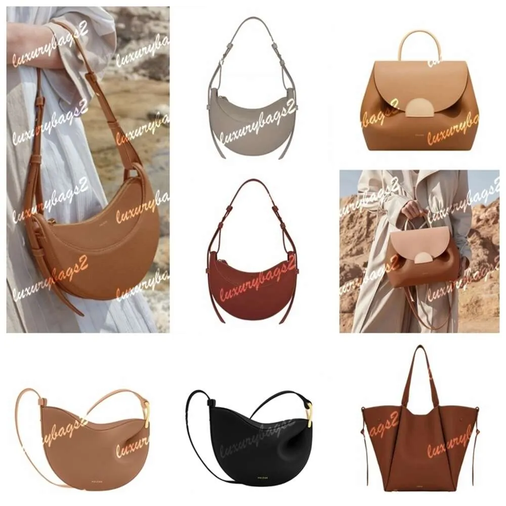 Tonca Designer-Tasche, Umhängetaschen, Nummer eins, Crescent Cyme, Kamel, Rindsleder, echtes Leder, tragbar, One-Shoulder-Kuriertasche, Damenhandtasche