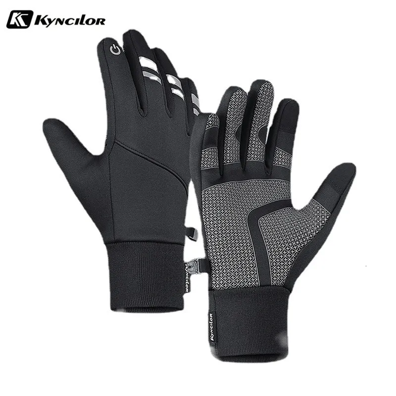 Luvas de esqui inverno handschoenen homens mulheres à prova d'água à prova de vento bicicleta mtb térmico toque quente antiderrapante esportes de neve 230909