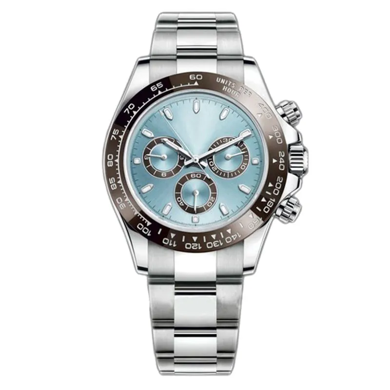 Ro Lex Cos Mograph Day Tona Series Watch Mens Watch Designer Luxury Automatic Movement Watches 904L rostfritt stål Rem Waterproof Sapphire Orologio. designer