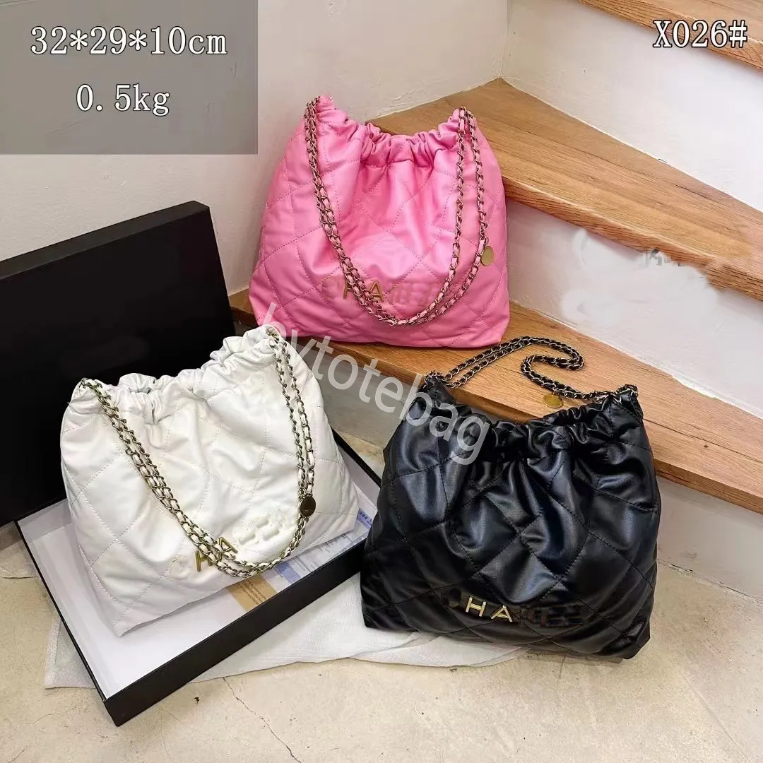 Luxo C Designer Bag An El Bolsas de Ombro Bolsa Clássica Caviar Mulheres Crossbody Chain Flip Bolsa de Ombro Várias Cores Presente de Férias Feminino Grande Capacidade 32 * 29 * 10cm