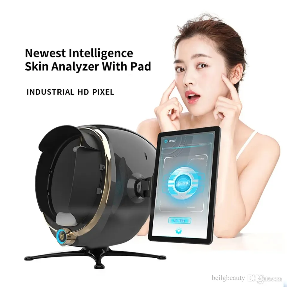 Nouveau Machine d'analyse de peau de miroir intelligent 3D Visia 7 Test de peau Scanner Facial analyseur de peau Machine Facia