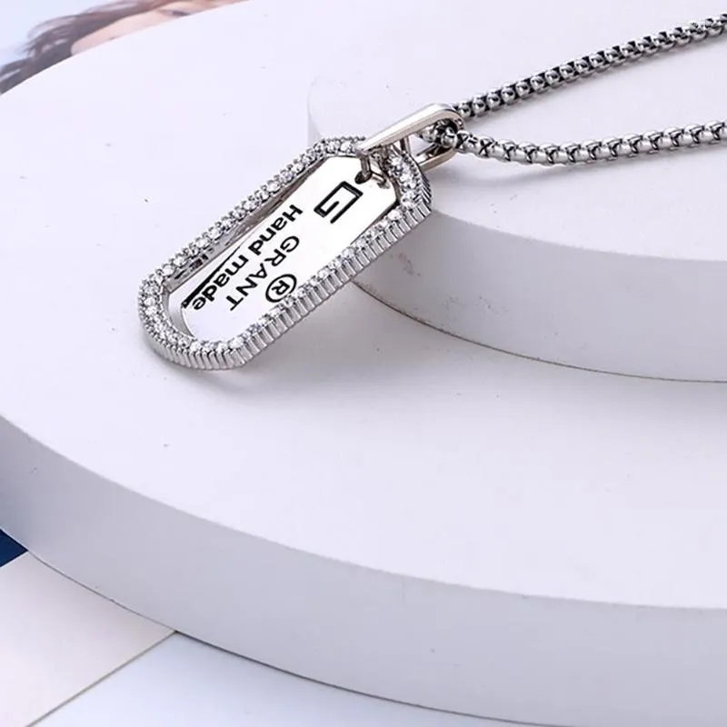 Personalised Silver Men's Dog Tag Necklace | Gifts for Him | Treat Republic