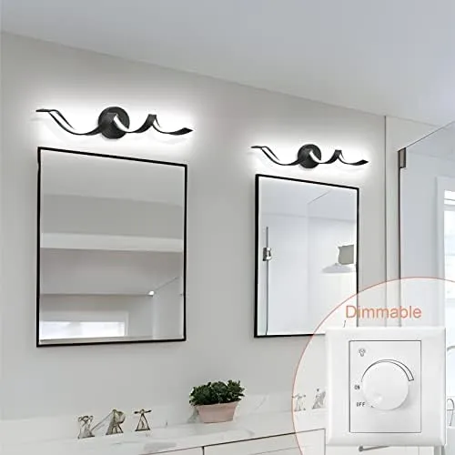 Applique Murale LED Salle de Bain Vanité Luminaires sur Miroir