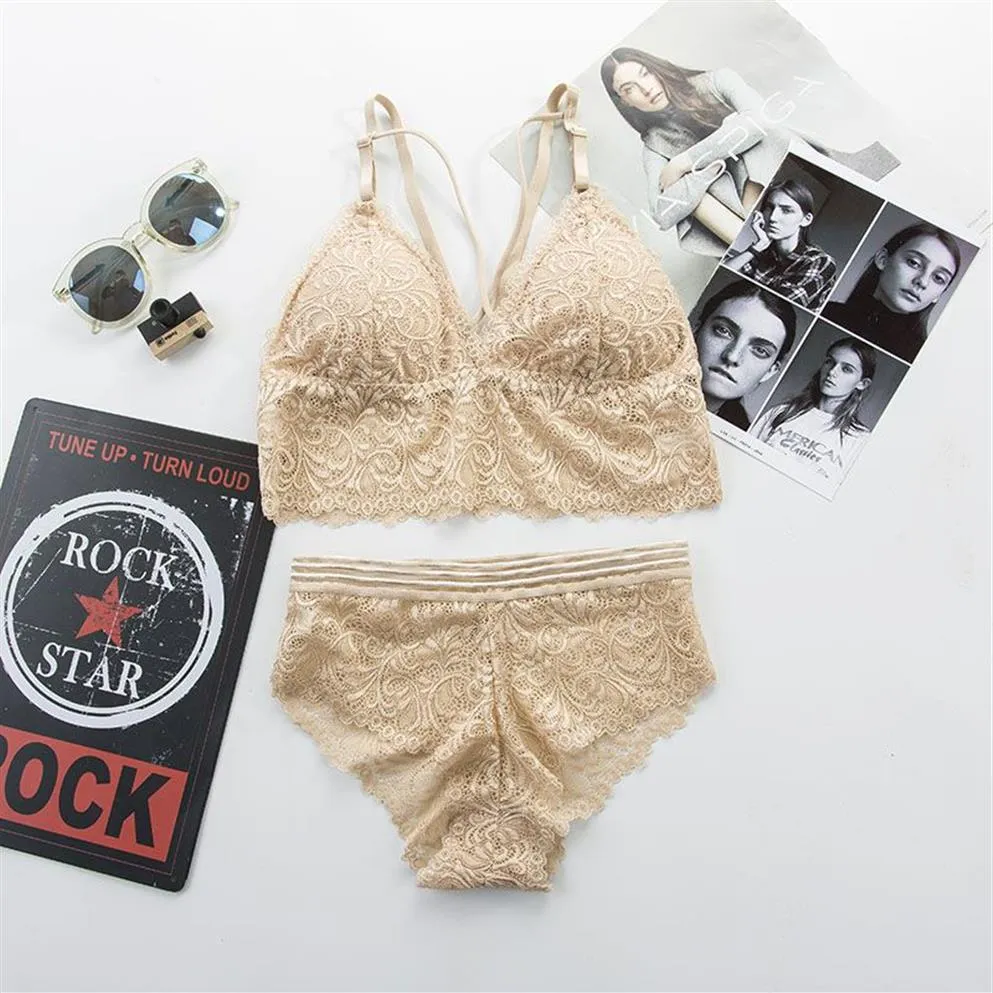 Summer Lace Push Up Bra Set Back Transparent Underwear For Women From  Geymf, $31.85