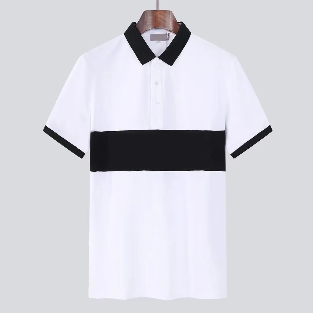 2023 Designer Polo Shirts Men Luxury Polos Casual T Shirt Snake Bee Letter Print Embroidery Fashion High Street Man Tee0 M 3XL