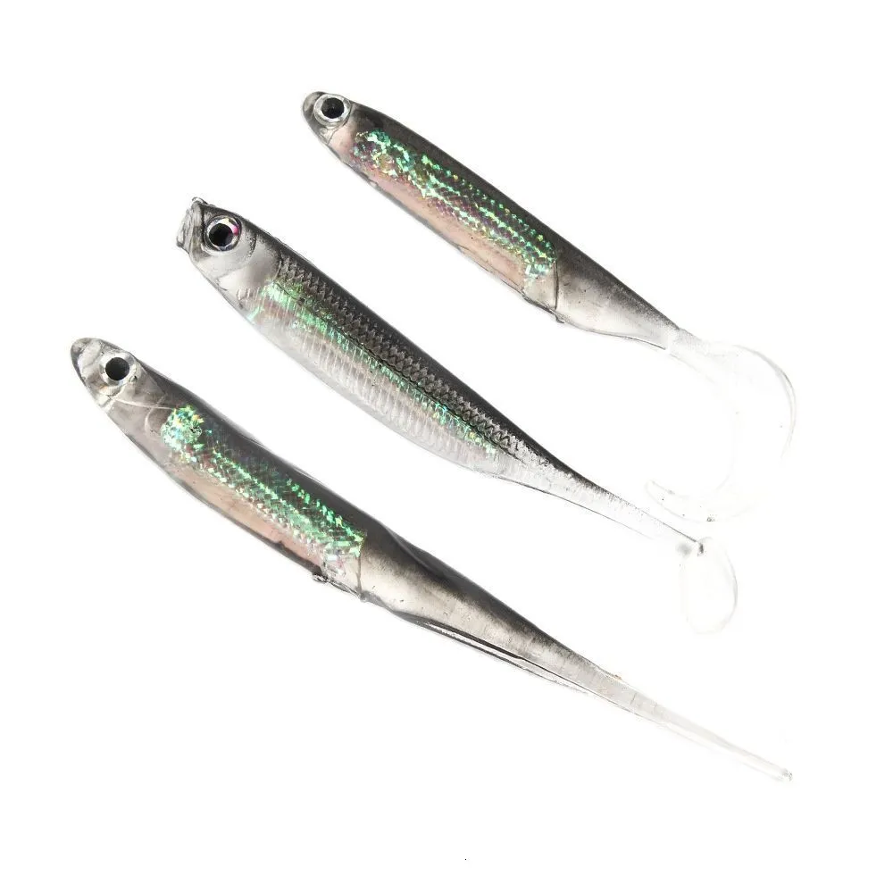 100 Code Di Pesce In Plastica Per Esca - Accessori Per Pesca Fai Da Te, Dimensioni S/M/L Per Spigola, Trota, Salmone