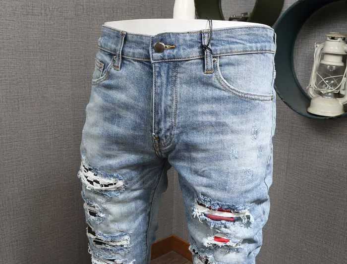 Mens Jeans Patches