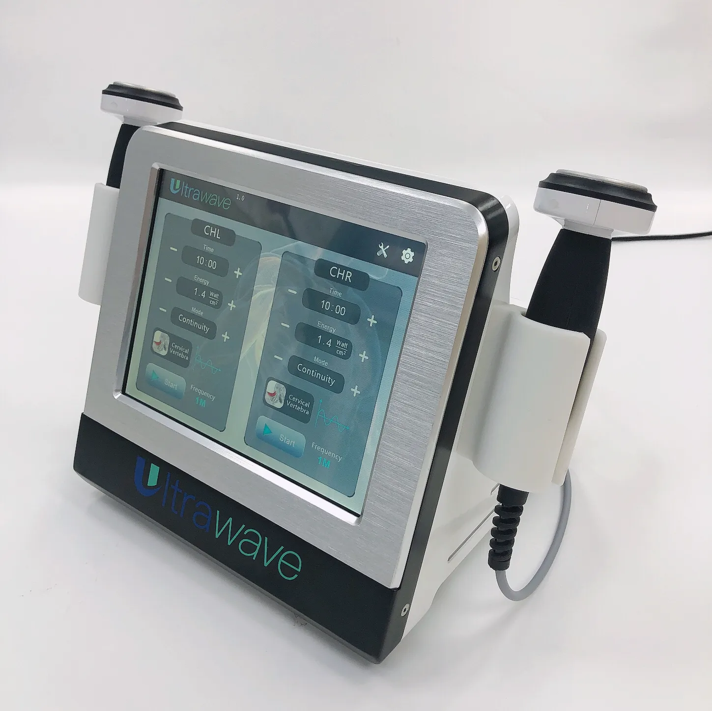 Item de saúde 2 Ultrawave alças máquina de ultrassom fisioterapia para alívio da dor ultrassom ultrawave