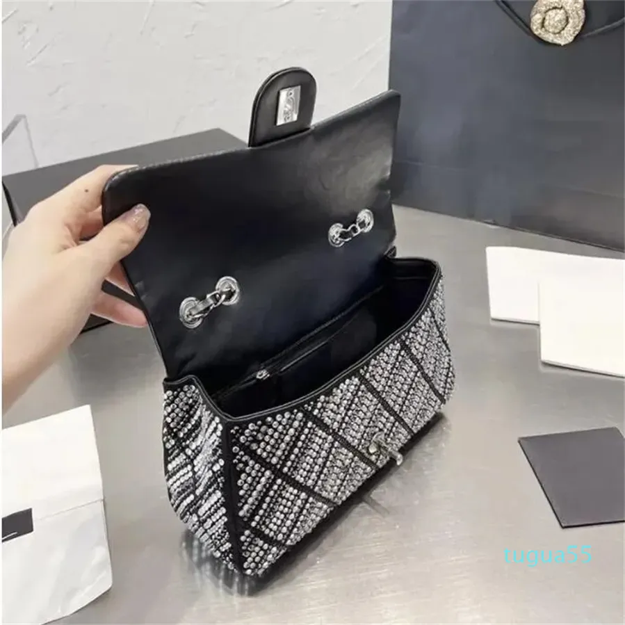 【新品未使用】OUNCE  glitter handmade bag ブラック DHgate.com:Shimmering Rhinestone Flap Crossbody Bag: Glitter