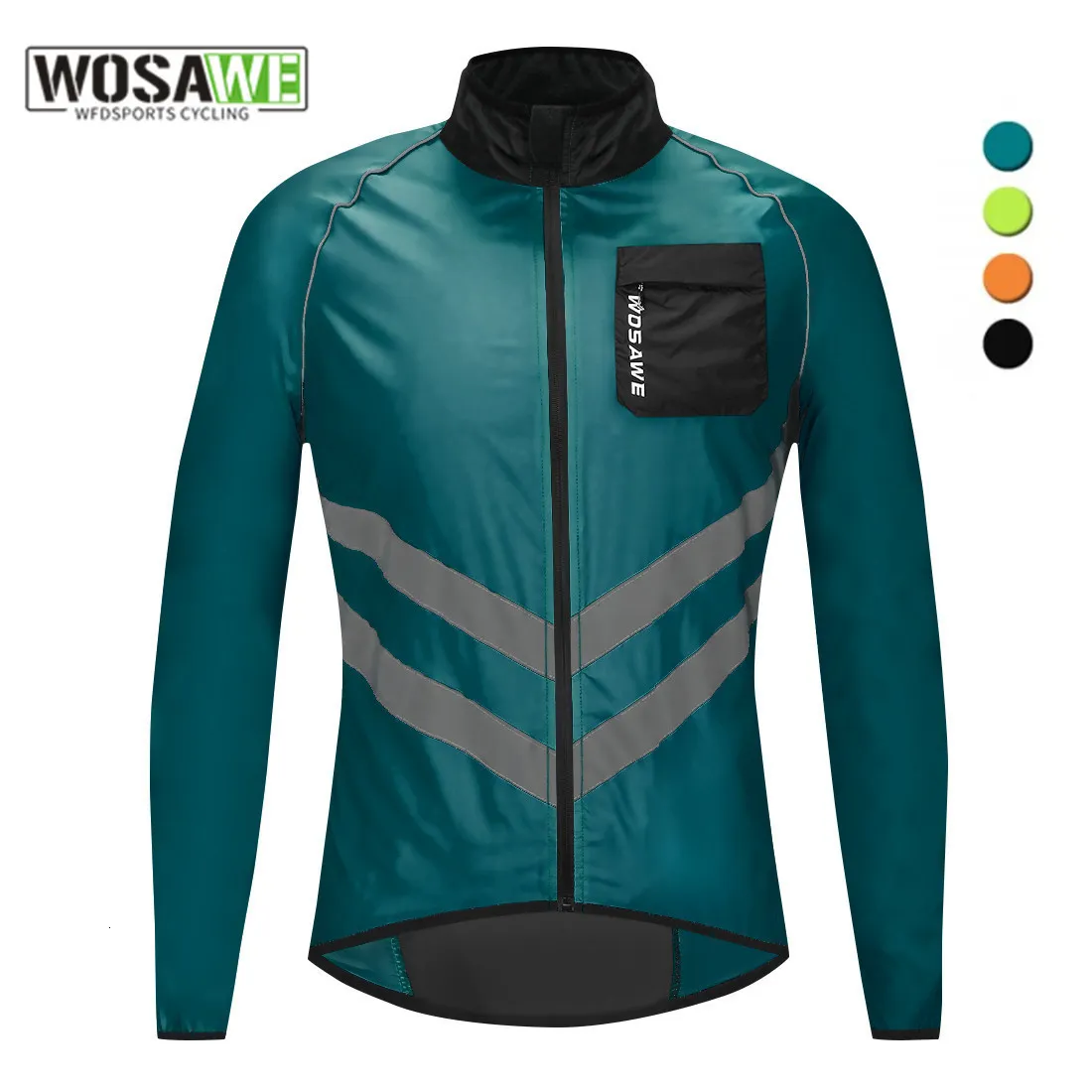 Fahrradjacken WOSAWE Herren Winddichte Fahrradjacken Reflektierend Wasserdicht Regenfest Downhill MTB Fahrradjacke Fahrrad Reiten Windjacke M-3XL 230911