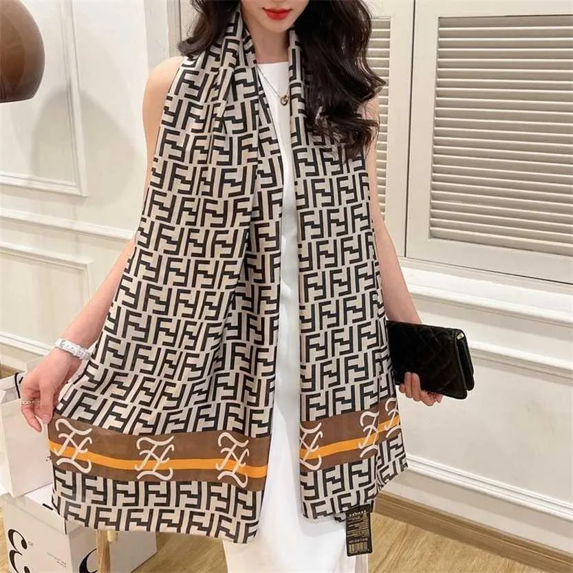 15% OFF scarf Li Jinsatin Women's Thin New Spring/Summer Fashionable Fashion Shawl Wrapped with Versatile Long Scarf Neck