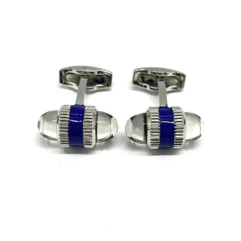 Cuff Links Luxury Cufflinks High Quality Classic Style Cufflink 4 Colors With Box Drop Delivery Jewelry Tie Clasps Dhqr1