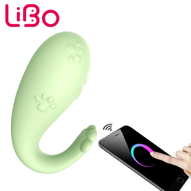 Vuxna leksaker libo fjärrkontroll vibrator cherry pubapp vibrerande ägg bluetooth g spot benwa boll trådlös sex 230911