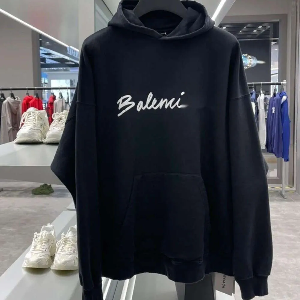 Oryginalna wysokiej jakości sweter z kapturem mężczyźni Kobiety z kapturem BB Designer Blucgs Blacgs Printing Pullover Coat Mash Hip-Hop Bluza Ogółe Kaptur 4xl 5xl