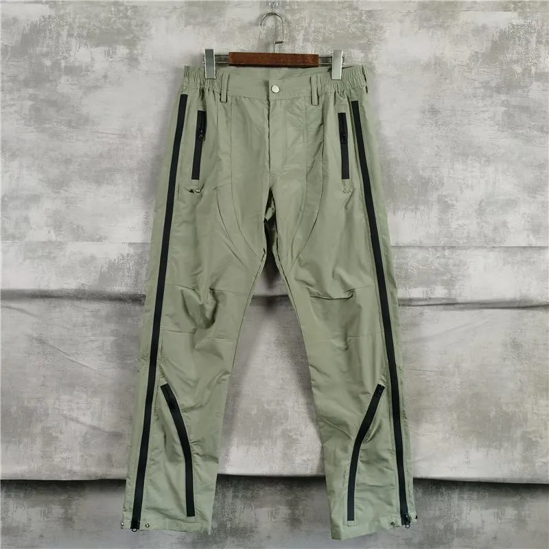 Pantalones para hombres de alta calidad 2023ss High Street Zipper Casual Versátil Cargo Pantalones transpirables Streetwear Sweetpants Ropa