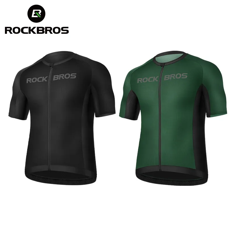 Cycling Shirts Tops Rockbros wholesale Jersey Summer Jerseys Sport Clothing Spring Quick Dry Breathable Short Sleeve Bike rk2007 230911