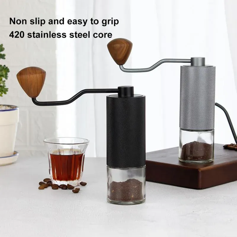 Ställer in bärbar espressomaskinstillverkare Miljöskydd Enkel ren manuell kaffekormor Korrosionsbeständighet Köksverktyg ZZ