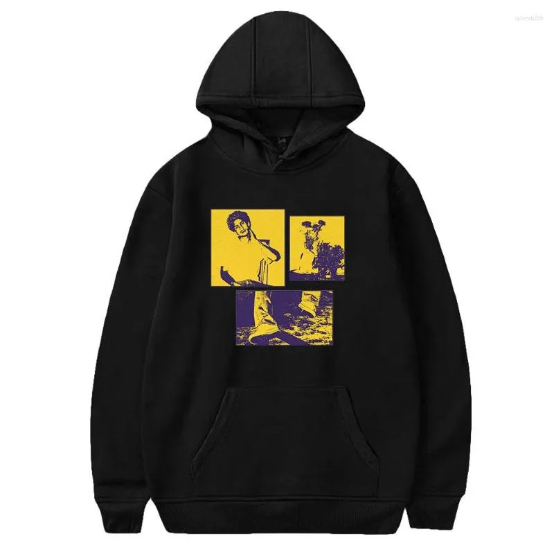 Hoodies masculinos Dominic Fike Hoodie não olhar para o Sun Tour 2023 Queimadura Solar Manga Longa Streetwear Mulheres Homens Moletom Hip Hop Roupas