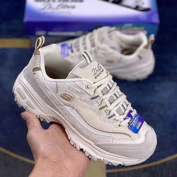 Skechers best sale d'lites marron