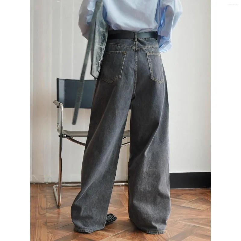 Calça jeans cintura alta folgada sales