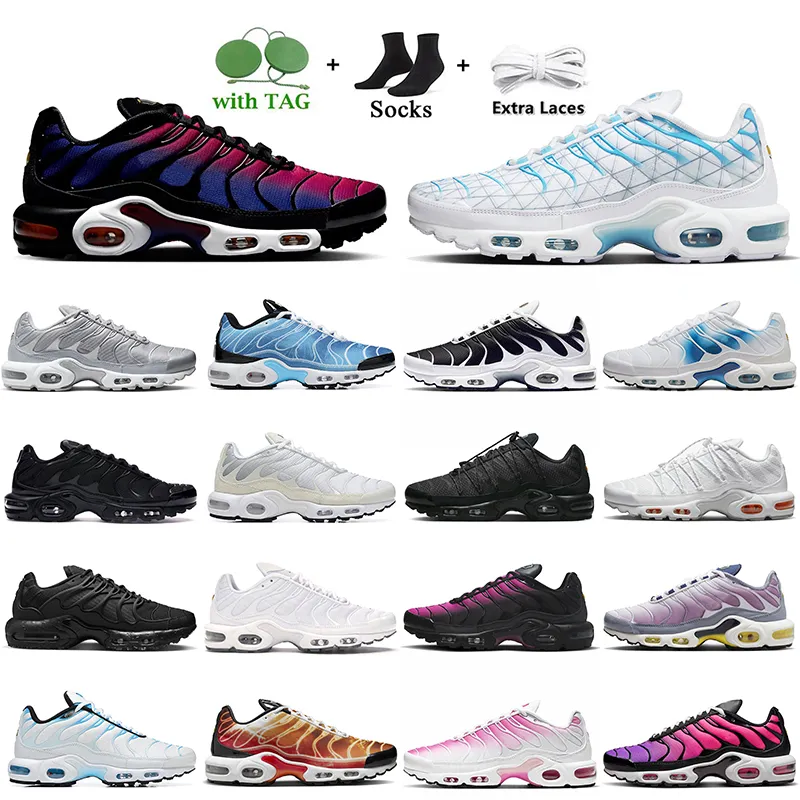 Tn Plus Chaussures de course Hommes Femmes Tns Toggle Utility FC Triple Noir Blanc Rouge Noir Métallisé Argent Gris Réfléchissant Dégradé Magma Orange Baskets Sport Baskets