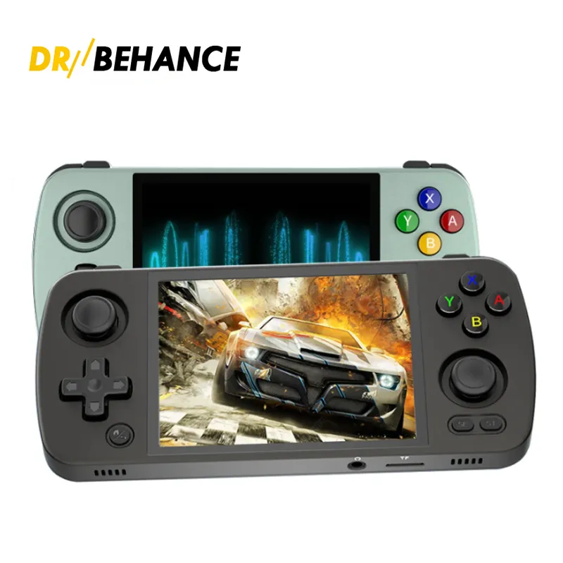 Draagbare gamespelers ANBERNIC RG405M Handheld gameconsole 4 inch IPS touchscreen T618 CNC / aluminiumlegering Android 12 draagbaar Retro