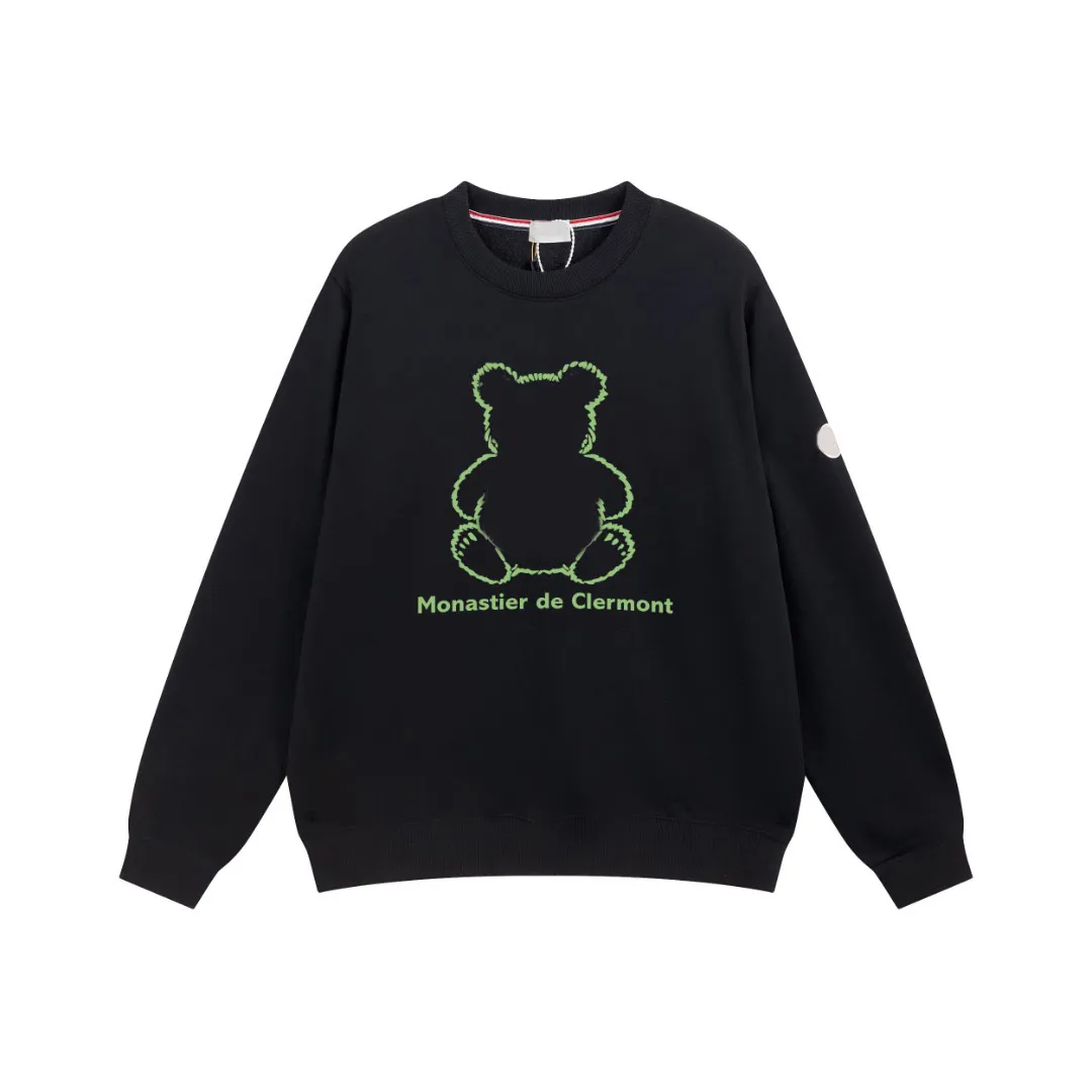 felpa con cappuccio firmata abbigliamento da uomo Felpe con cappuccio da donna Pullover top Classico modello Panda Lettera ricamo interno in pile maglione girocollo maniche lunghe felpa sportiva allentata