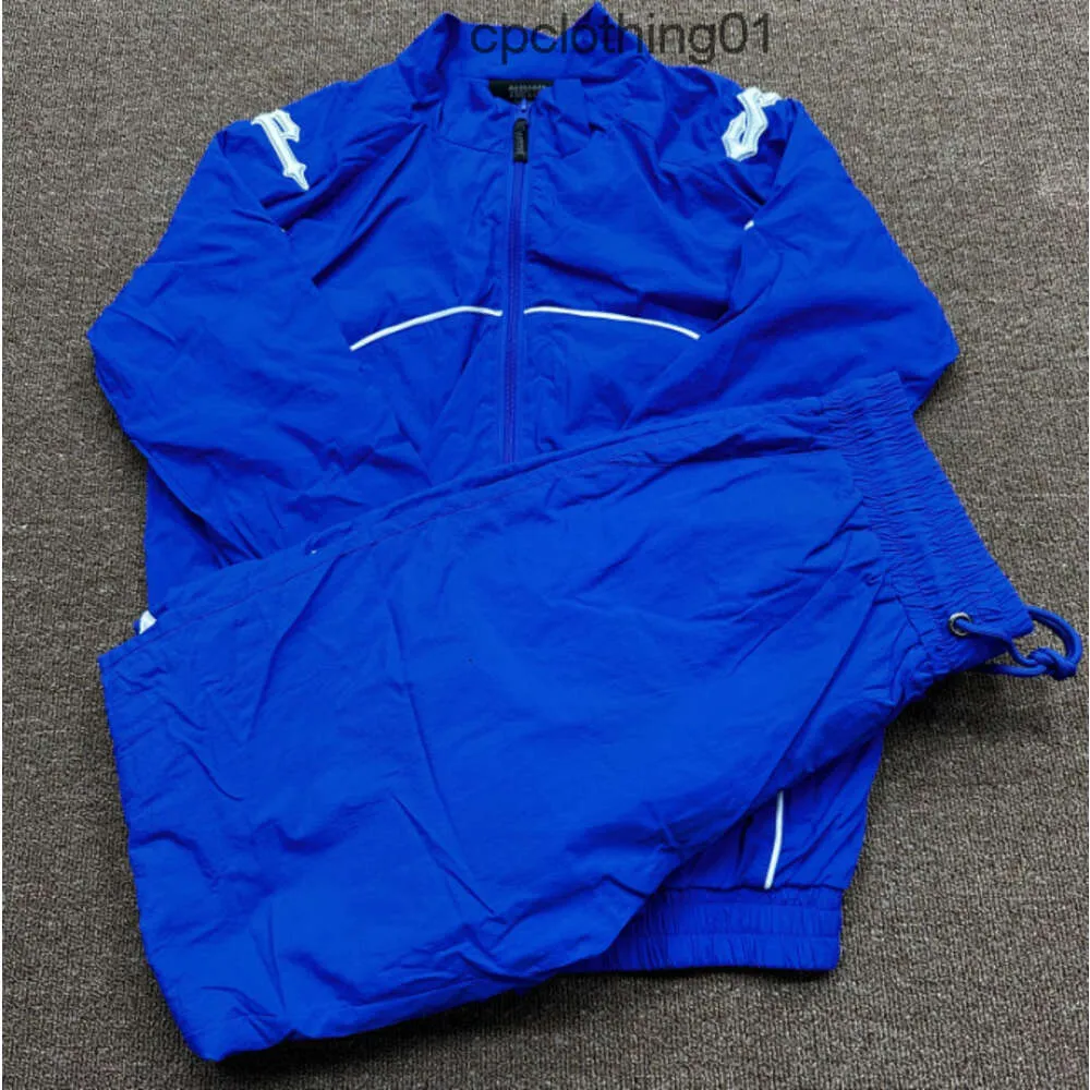 Trapstar Tracksuit Mens Tracksuits Trapstar Blue Trench Letter