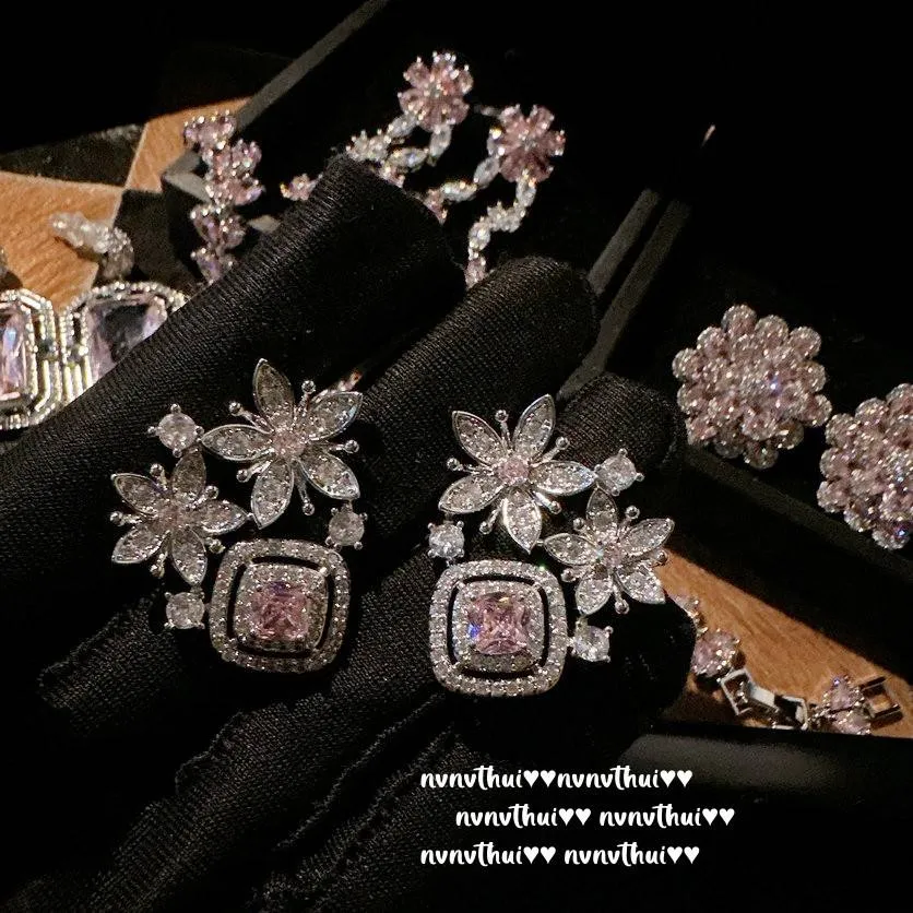 Diamond earrings vintage deals