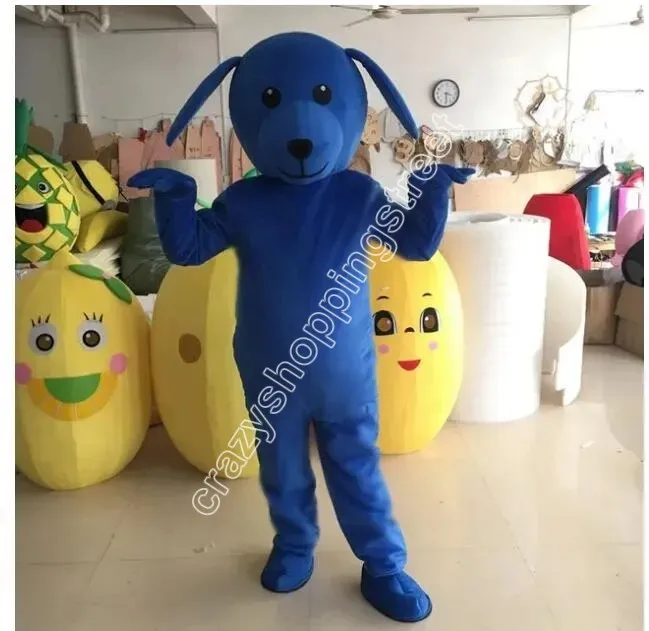 Red Yellow Blue Dog Mascot Costume Walking Halloween Suit Large Event Costume Suit Party dress Apparel Carnival costume