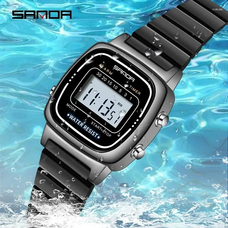 Reloj digital mujer elegante hot sale
