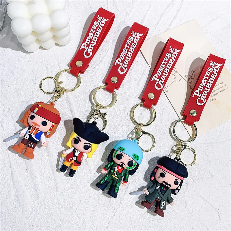 7 Stijlen Leuke Anime Sleutelhanger Charme Sleutelhanger Mooie Piraterij Pop Chihiro Paar Gepersonaliseerde Creatieve Valentijnsdag Cadeau DHL