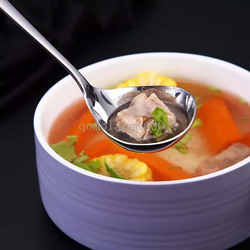 Zupa ze stali nierdzewnej łyżki sos łyżki domowe narzędzie do wyprysków kuchennych